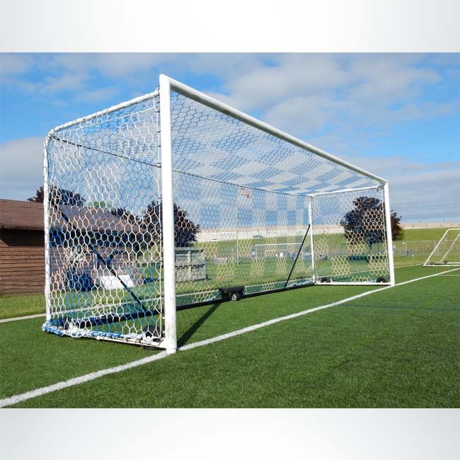 Senior 4G Stadium Football Goals Pack c/w Box Nets